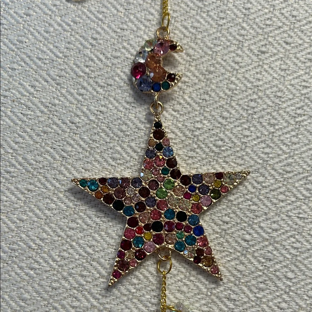 Multicolor Star Crystal Suncatcher